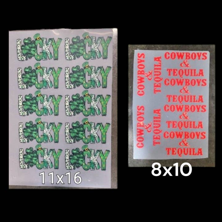 Online Trucker hat bar decal patch transfers gang sheet for wholesale by The Candy Collections