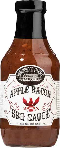 Hudson Meat Company - Wholesale BBQ Sauce - SAUCE BBQ APPLE BACON     -     BROWNWOOD FARMS0