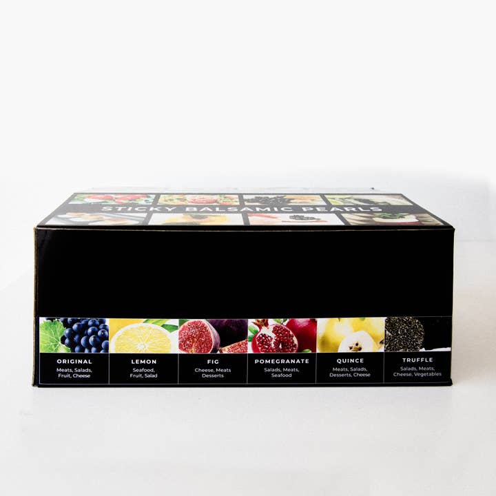 Sticky Balsamic USA LLC - Wholesale Retailer Display - Food & Drink - Sticky Balsamic Pearls Display Box1
