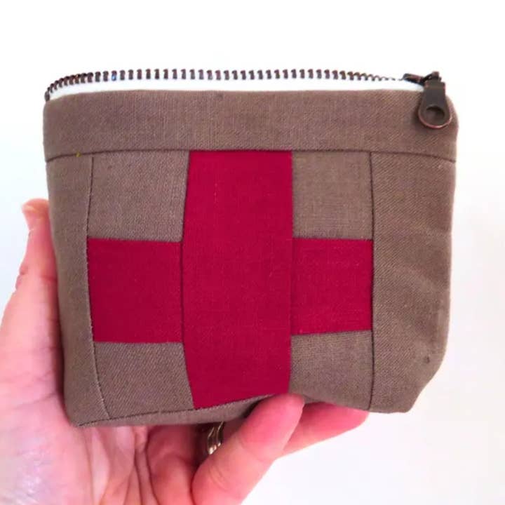 Handmade Safety Kit Bag – Compact Wellness Travel Case for wholesale by PaperFromHeaven