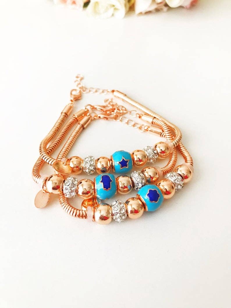 Evileyefavor - Wholesale Charm/Dangle Bracelet - Pandora Bracelet, Charm Bracelet, Rose Gold Chain Bracelet7