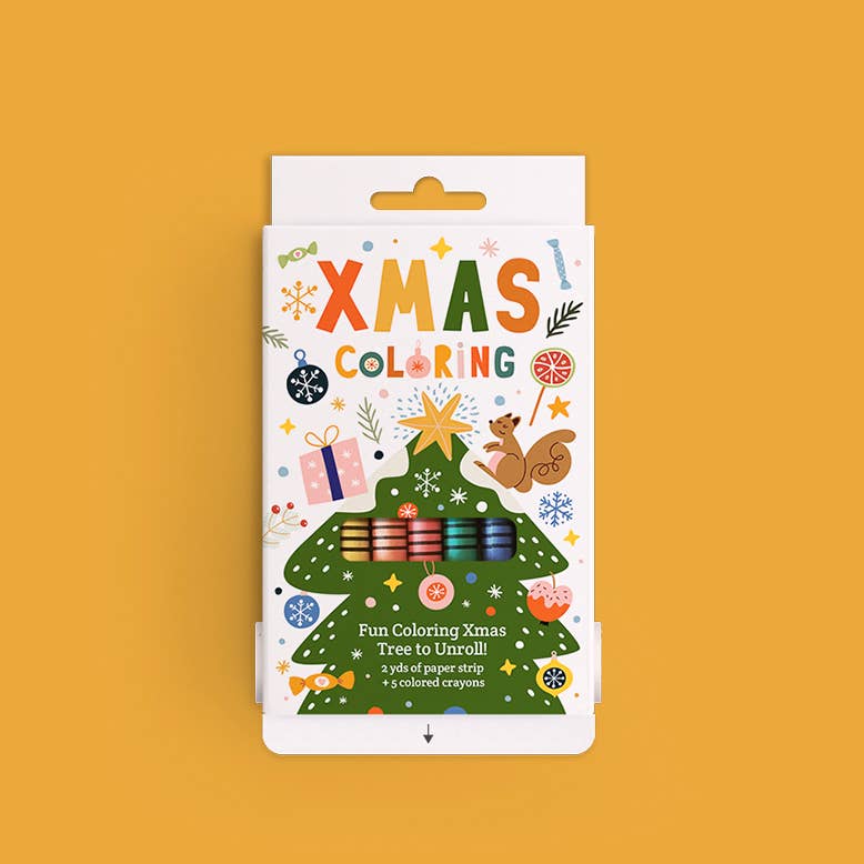 Scrollino - Vente Livre de coloriage et d'activités pour enfants et bébés - Arbre de Noël à colorier - Scrollino Xmas Coloring5