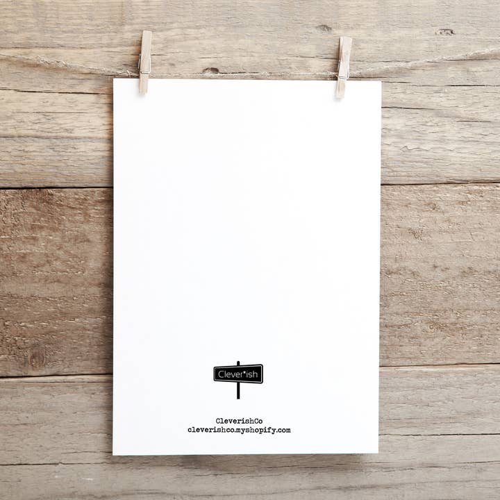 Cleverish Co - Wholesale Christmas Card - Bitch better have my cookies .. funny Christmas card