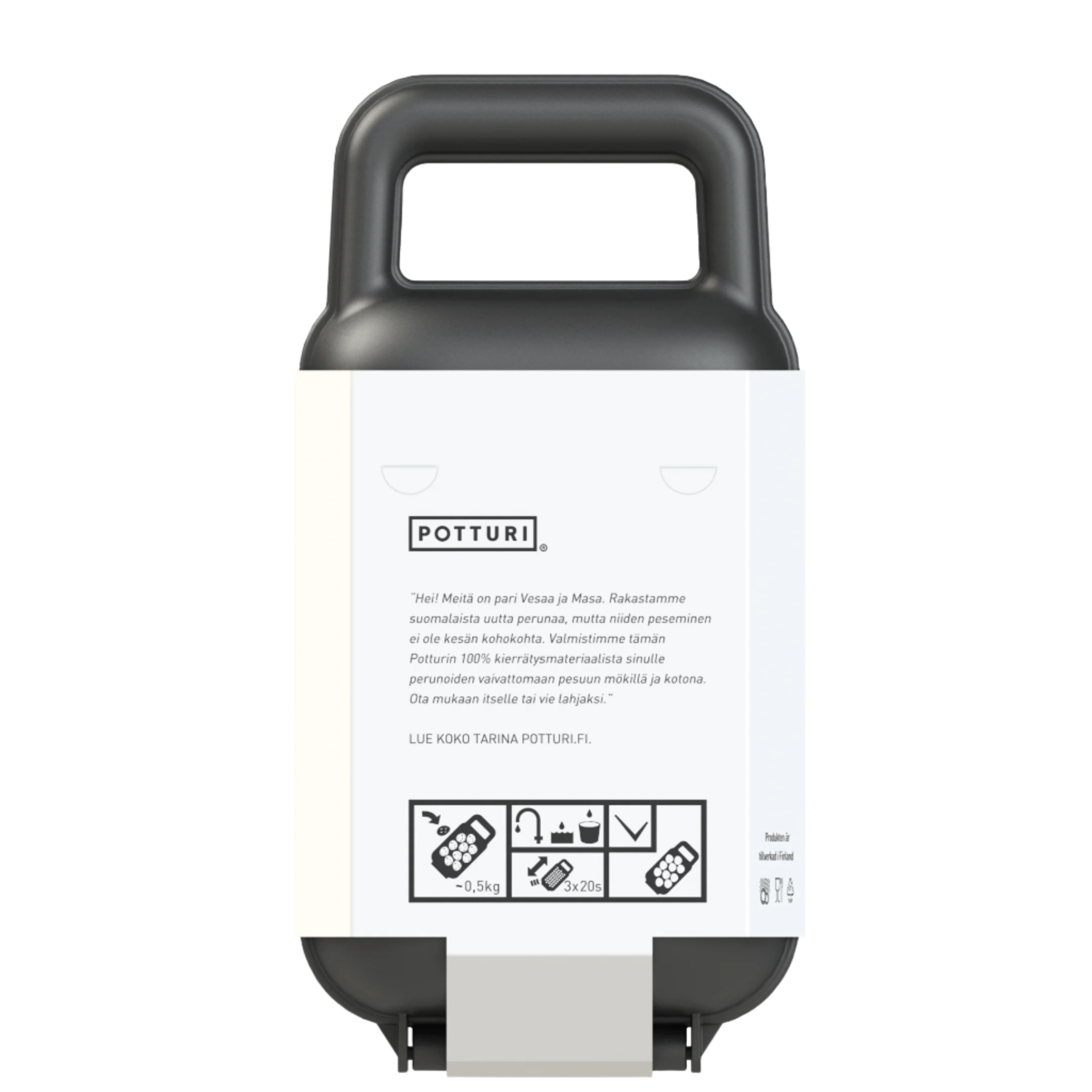 HAPPY SiNKS - Wholesale Kitchen Tool/Gadget - Potato Washer POTTURI® - 100% Recycled Plastic2