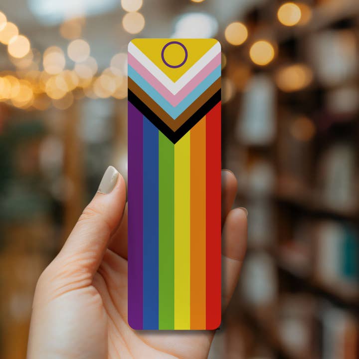 Pride Flag Bookmark for wholesale by Indie Heart Studio