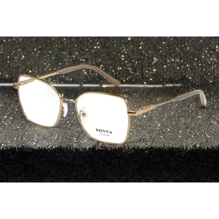 DN3162 Melanin Geometric Metal Eyeglasses for wholesale by Donna USA, Inc.