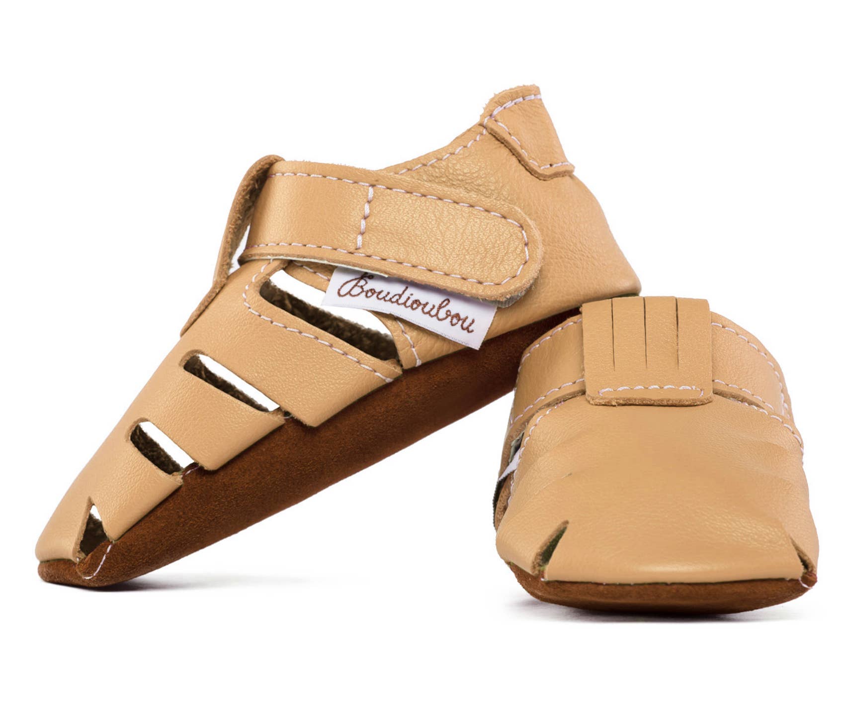 Boudioubou – wholesale Sandaler - Barn – Boudioubou retro lädersandaler för barfotakänsla2