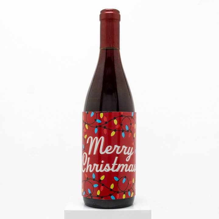 Celebration Cuffs - Merry Christmas - Wine Greeting Card for wholesale by LOCK LACES