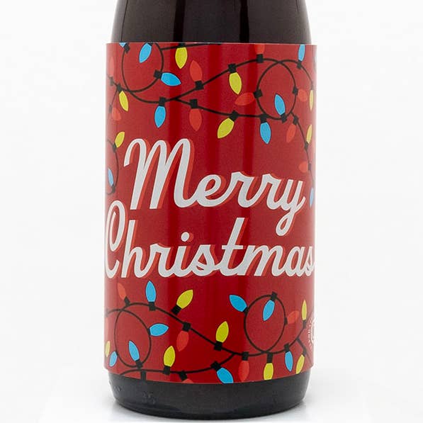 Celebration Cuffs - Merry Christmas - Wine Greeting Card for wholesale by LOCK LACES