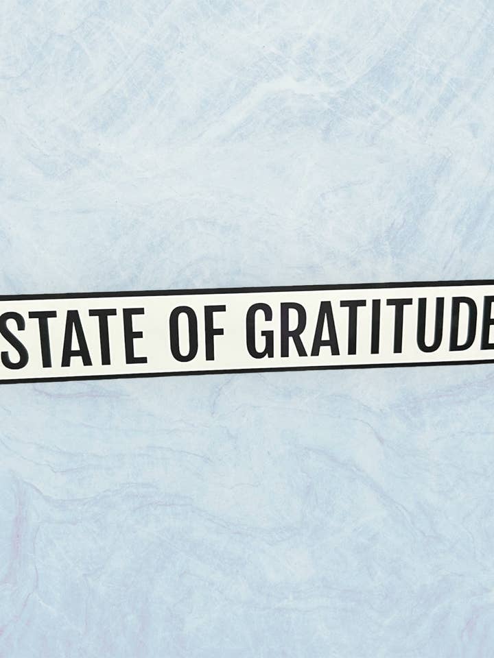 STATE OF GRATITUDE™ sticker for wholesale by State of Gratitude