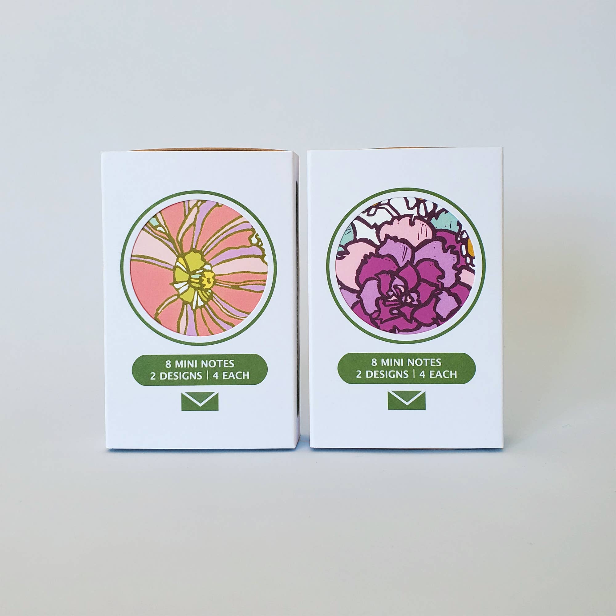 Little Green – wholesale Gift tag – Purple Camellia Botanical Mini Note Card, Floral Gift Tag6