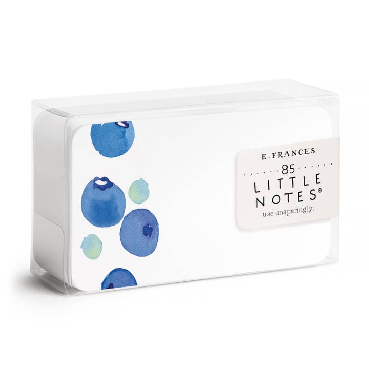 E. Frances Paper - Wholesale Stationery/Notecard Set - Blueberry Little Notes®