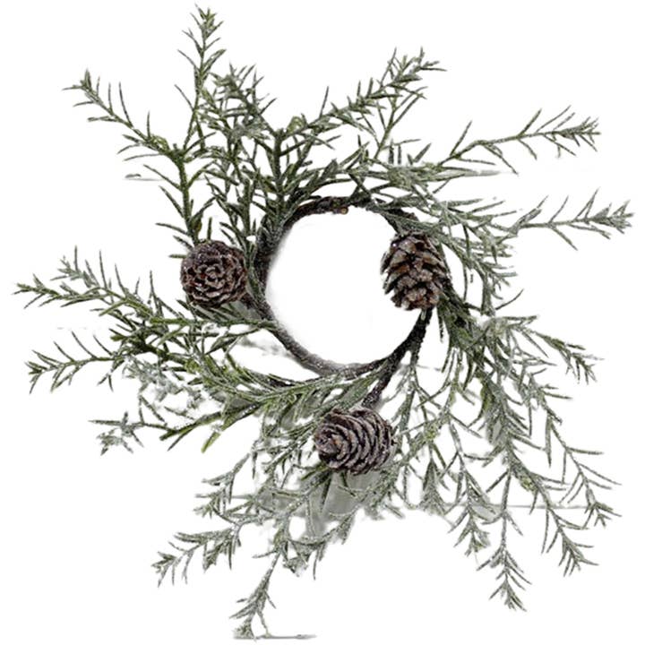 WT Collection - Wholesale Wreath - Japanese Cedar Small Candle Ring