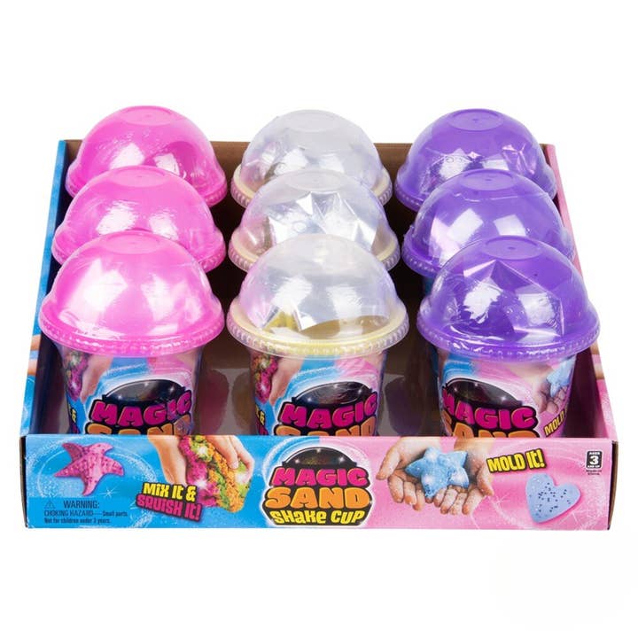 PR GROUPS LLC - Wholesale Fidget Toy - Kids - Magic Sand Shake Cup Sensory Play Kit