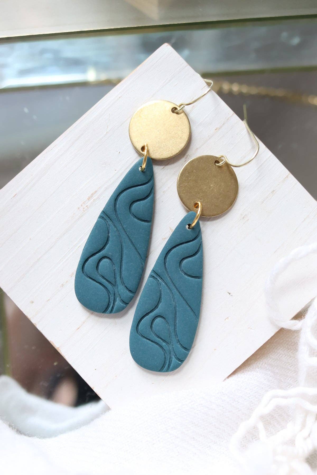 Petal & Posy - Wholesale Stud/Post Earrings - Wayward Wind Polymer Clay Earrings | Choose Your Colour2