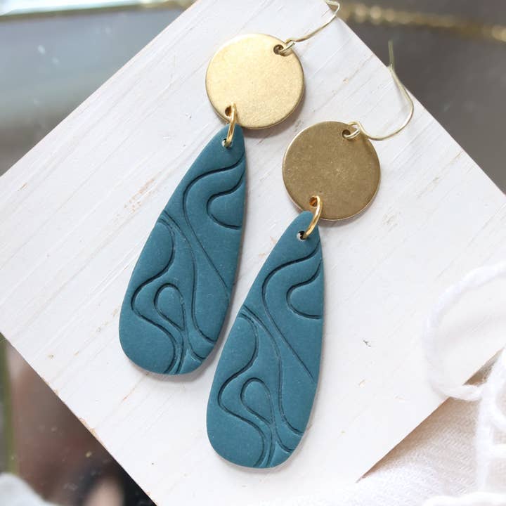 Petal & Posy - Wholesale Stud/Post Earrings - Wayward Wind Polymer Clay Earrings | Choose Your Colour2