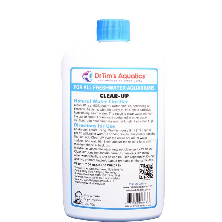 DrTim's Aquatics - Wholesale Pet Supplement - Not Cat/Dog - Freshwater Clear-Up