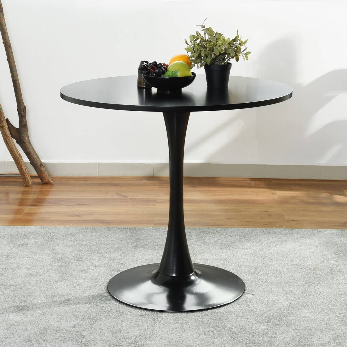 39F Inc. - Wholesale Side Table - 31.5'' Round Dining Table White/Black11