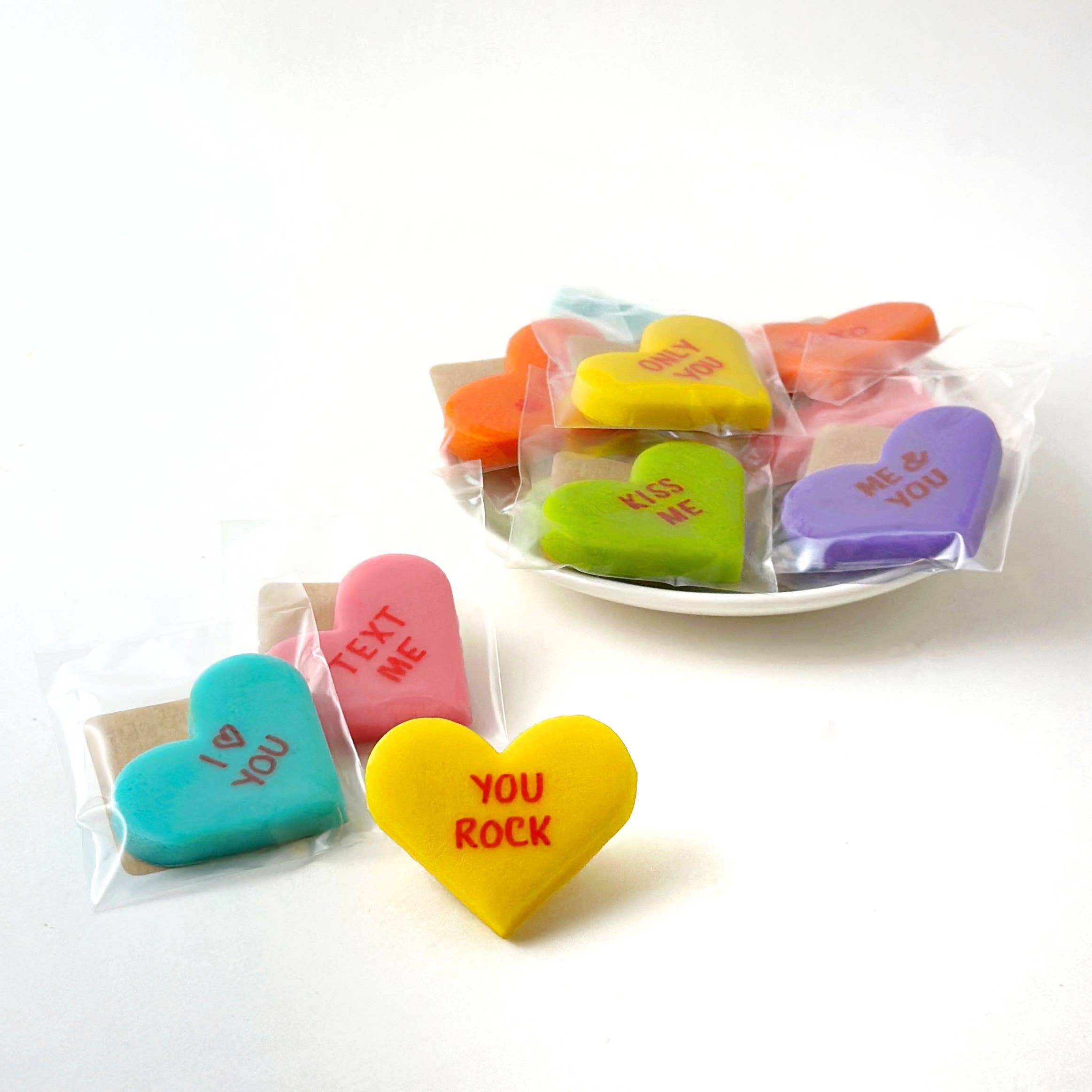 marzipops - Wholesale Hard Candy - Gourmet Marzipan Valentine's Candy Conversation Hearts2