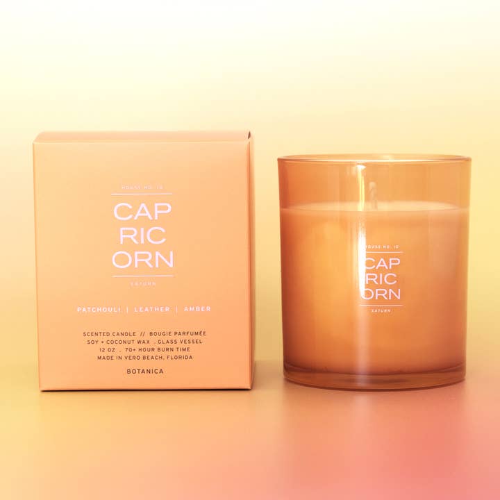 BOTANICA - Wholesale Jar/Filled Candle - Zodiac: Capricorn Candle | 12oz.0