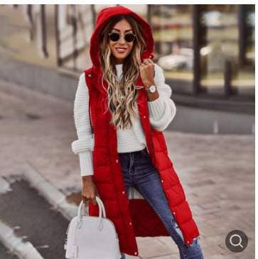 Queen Fashion – wholesale Jacket – Women's –  trendy women's vest hooded layering piece15