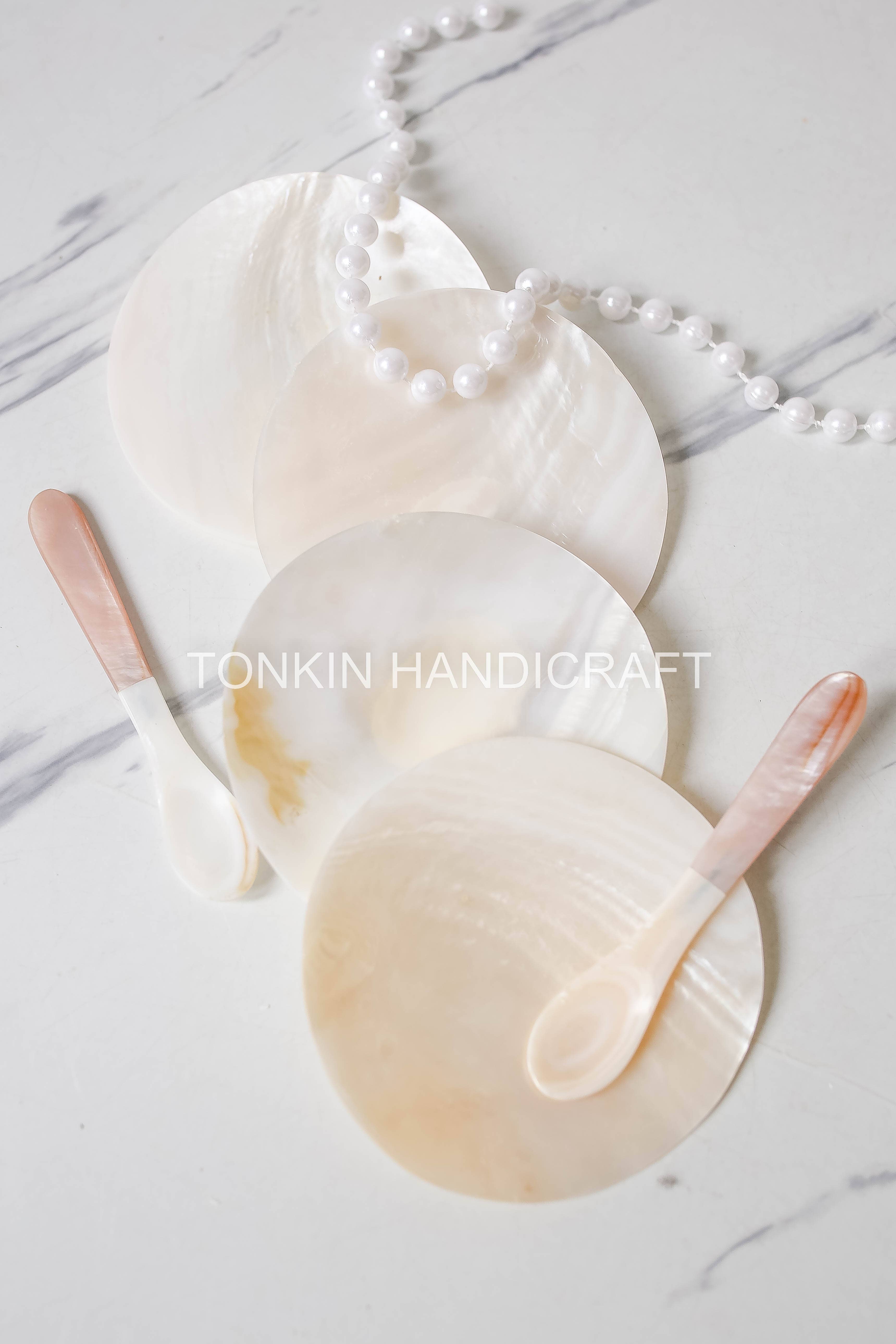 Tonkin Handicraft - Wholesale Serving Plate - Mother of Pearl Caviar Plate 58