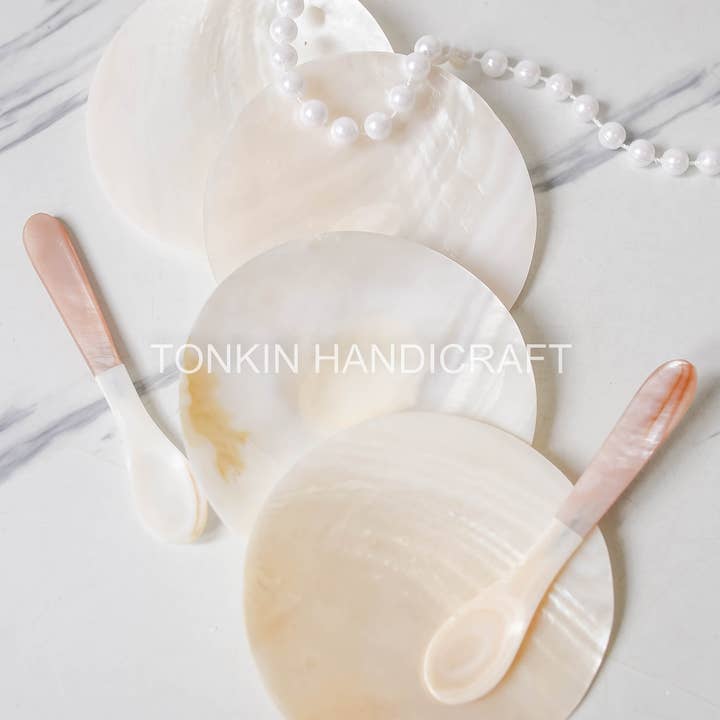 Tonkin Handicraft - Wholesale Serving Plate - Mother of Pearl Caviar Plate 58