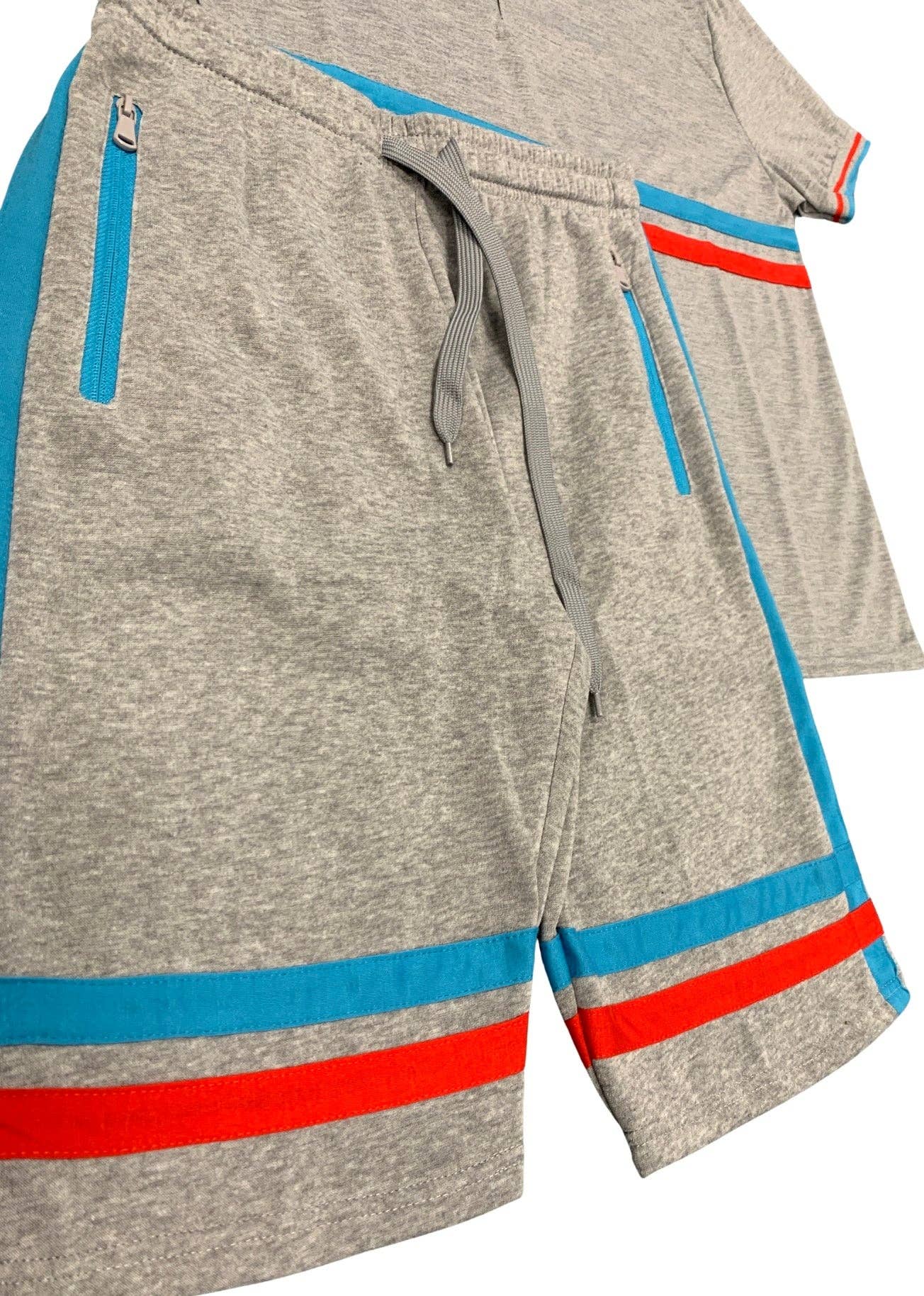 Royal Threads – Großhandel Loungewear-Set – Herren – Herren Poloshirt 2-teiliges kurzes Set & weiche Fleece-Sommershorts passendes Outfit4