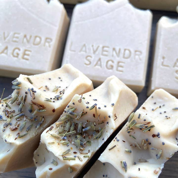 Golden Terra Co - Wholesale Bar Soap - Lavender Sage Soap Bar2