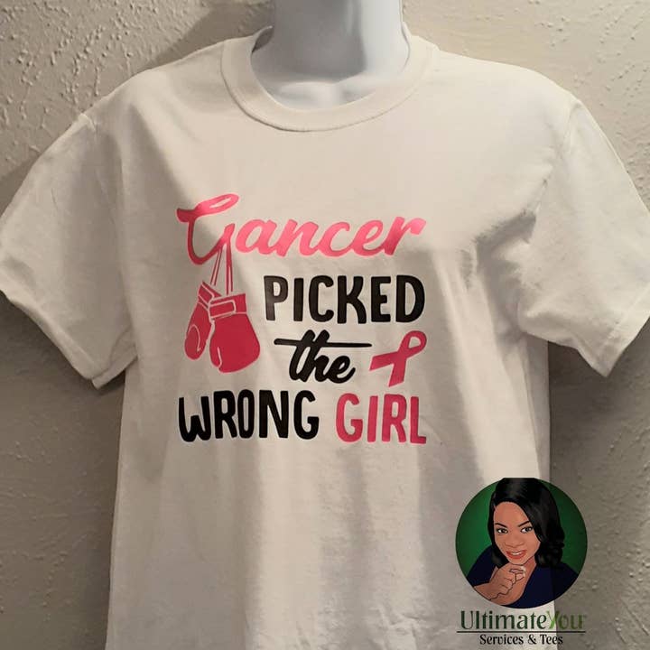 Camiseta estampada Fight like a girl para venta al por mayor de UltimateYou