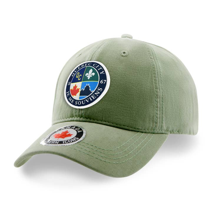 Quebec City Iconic Patch Baseball Cap for wholesale by Northern Icons Canada