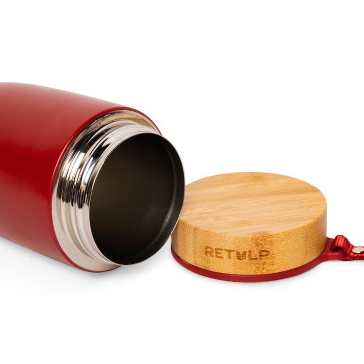 RETULP - Wholesale Broodtrommel/lunchdoos - RETULP Big Mug geïsoleerde foodpod 500 ml in klassieke rode kleur2