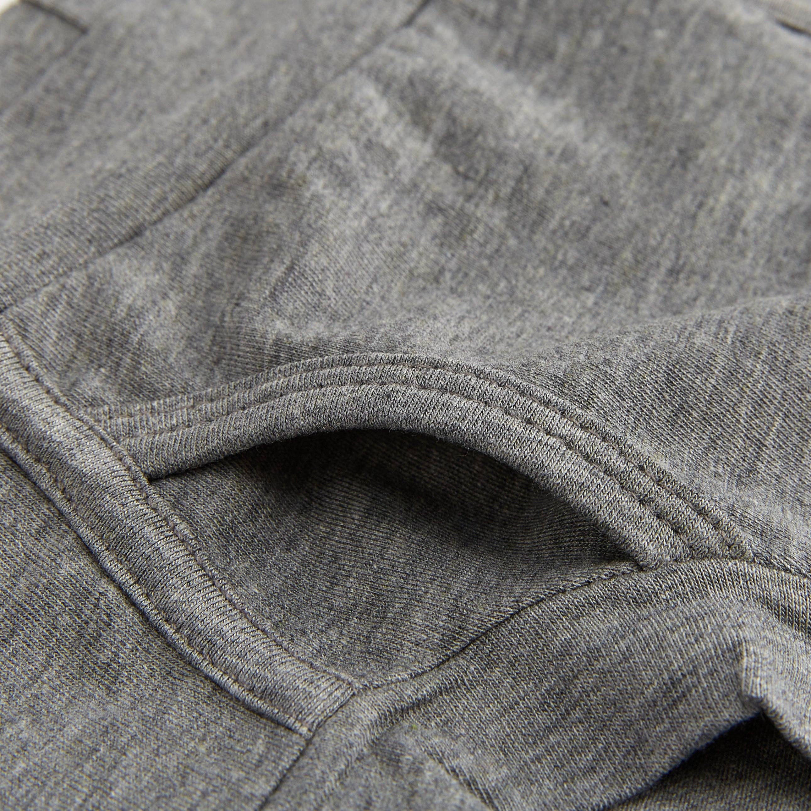 Lulu Funk – wholesale Underwear – Child – Bamboo and Organic Cotton Boys Underwear Y-front - Dark Grey Marle4