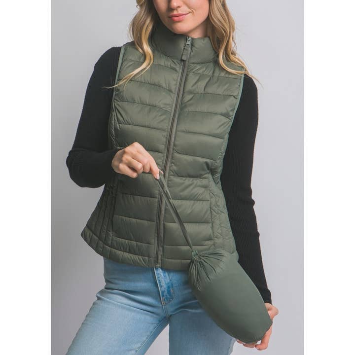 5001 Ultraleichte, gepolsterte Pufferweste für den Großhandel von Coloring You