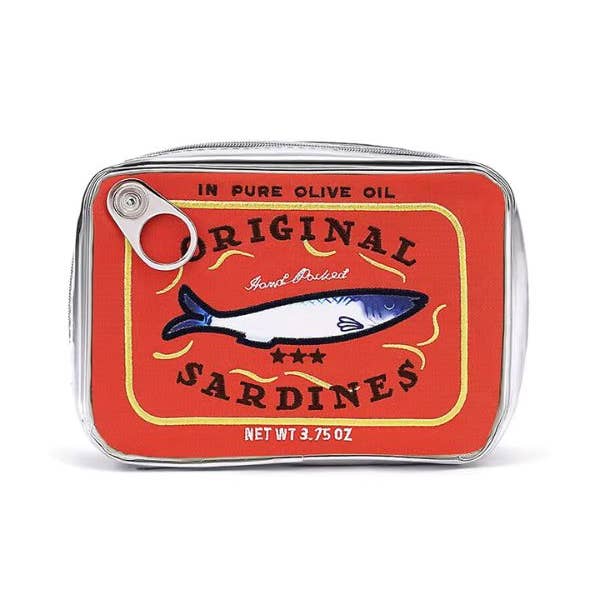 1st Allie - Wholesale Makeup/Cosmetic Bag - Sardine's Tin Can Gift Cosmetic Bag