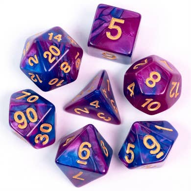 Foam Brain Games - Wholesale Dice - Between Dimensions RPG Dice Set4
