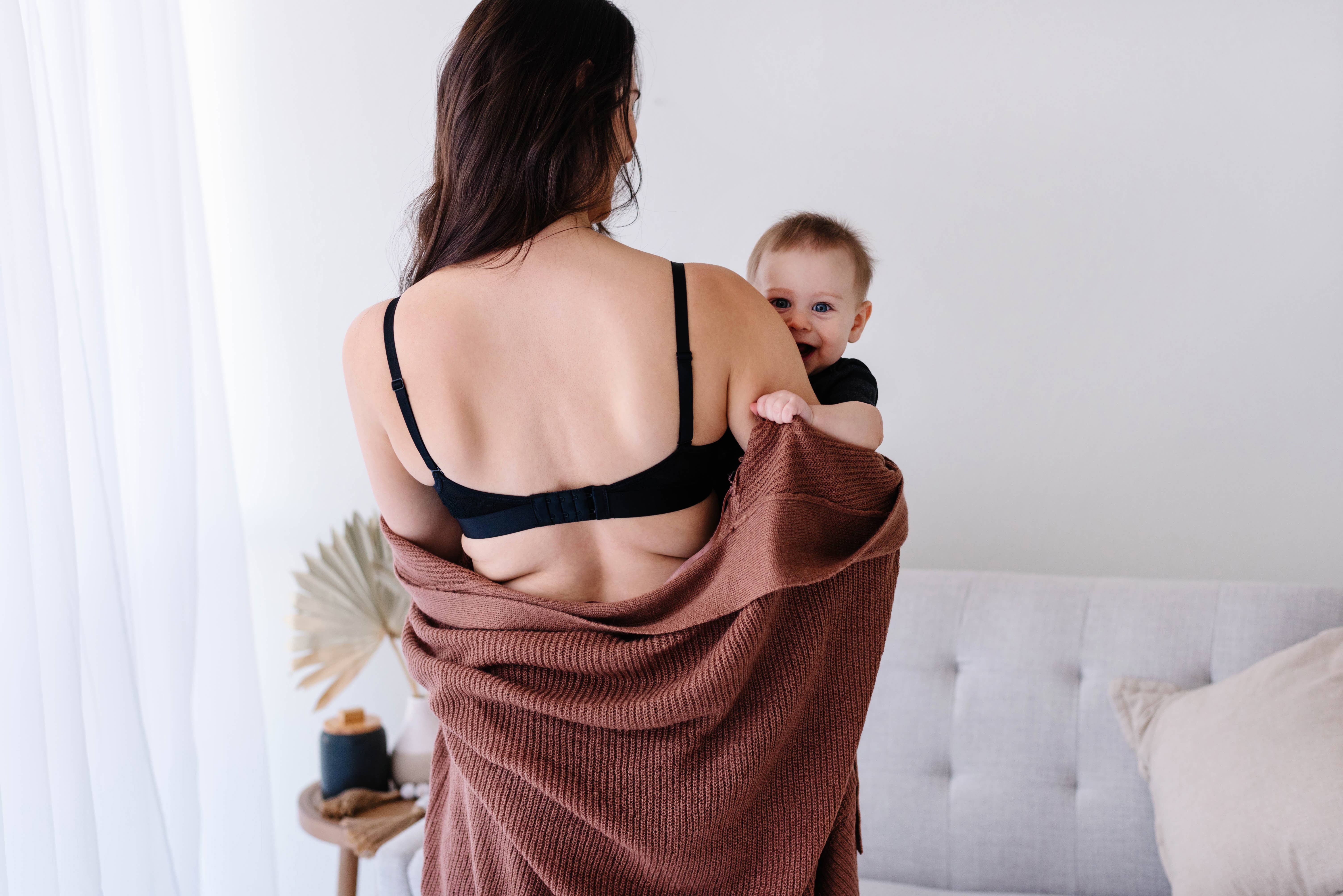 Negro/Desnudo Sostén de lactancia Ooh La La (Negro/Nude) de venta al por mayor en Faire7