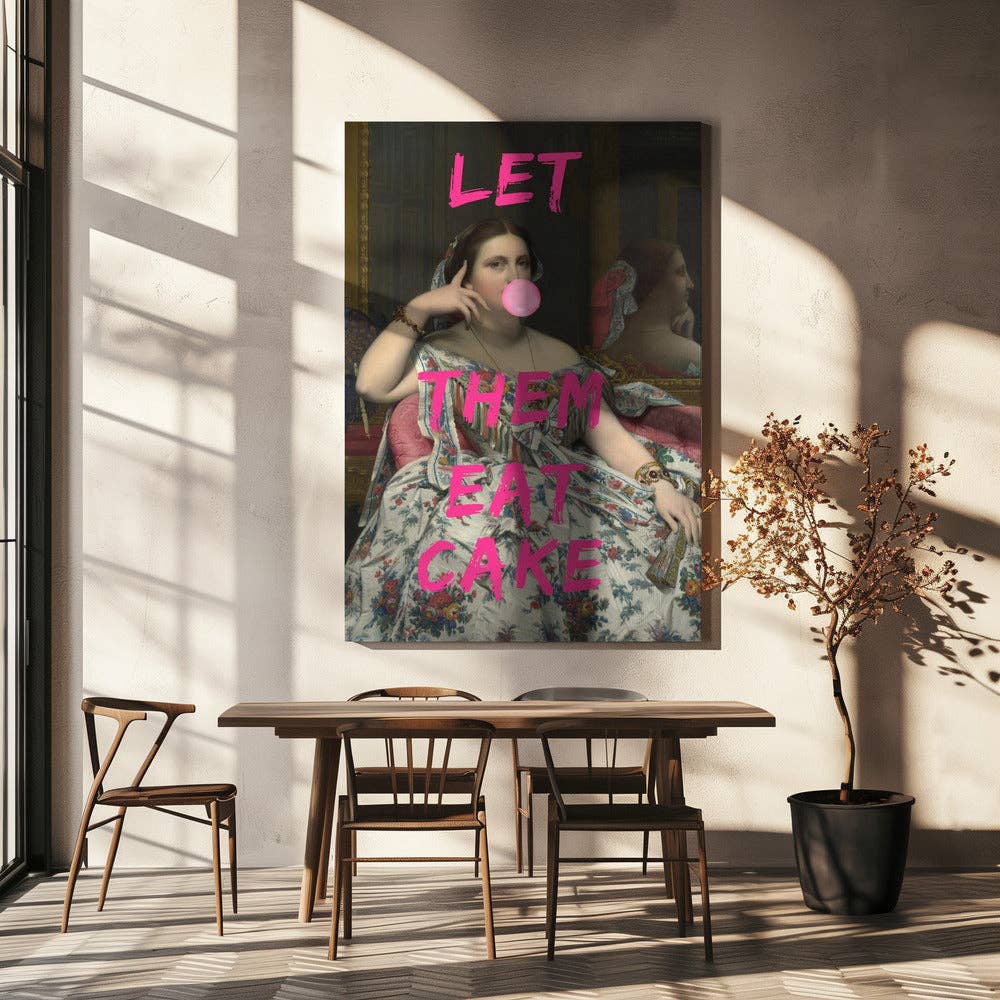 GTA ART - Wholesale Art Print - Wall art Let Them Eat Cake, Bubble Gum Vintage Portrait4