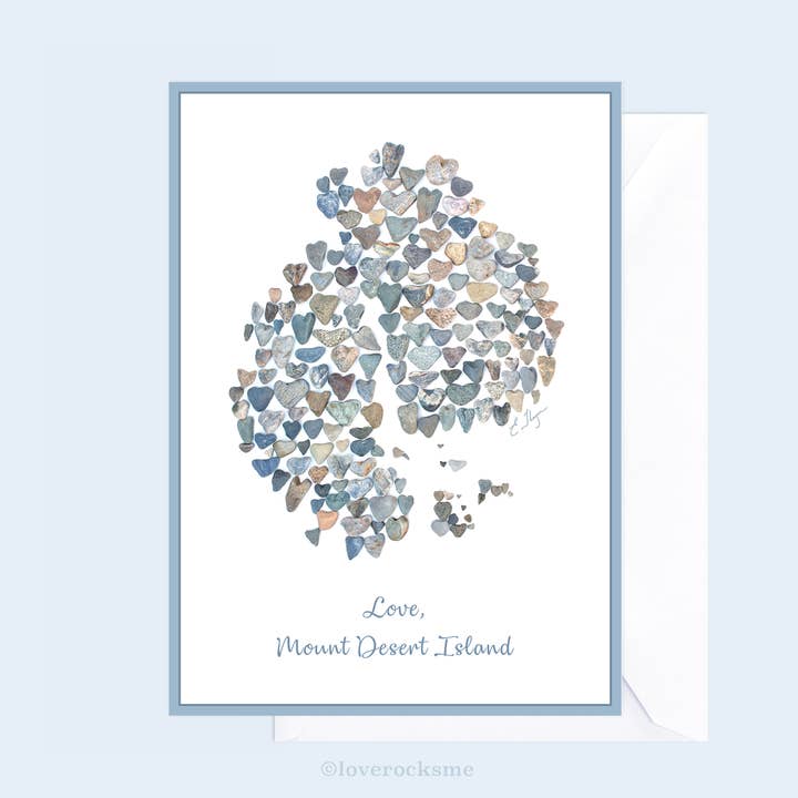 Reiseziel | Maine | Mount Desert Island Card für den Großhandel von Love Rocks Me®
