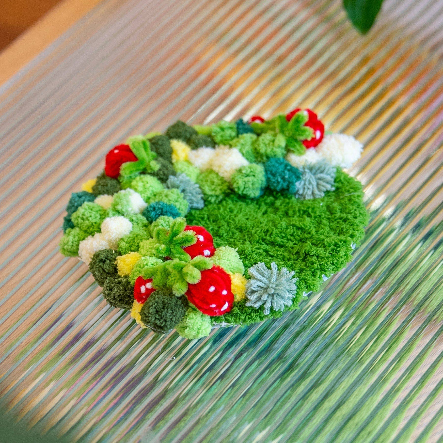 Craft Club - Wholesale DIY Craft Kit - STRAWBERRY -  Moss Coaster Kit12