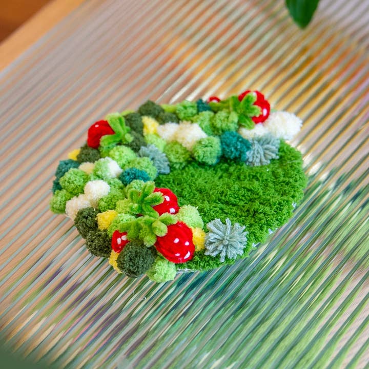 Craft Club - Wholesale DIY Craft Kit - STRAWBERRY - Moss Coaster Kit12