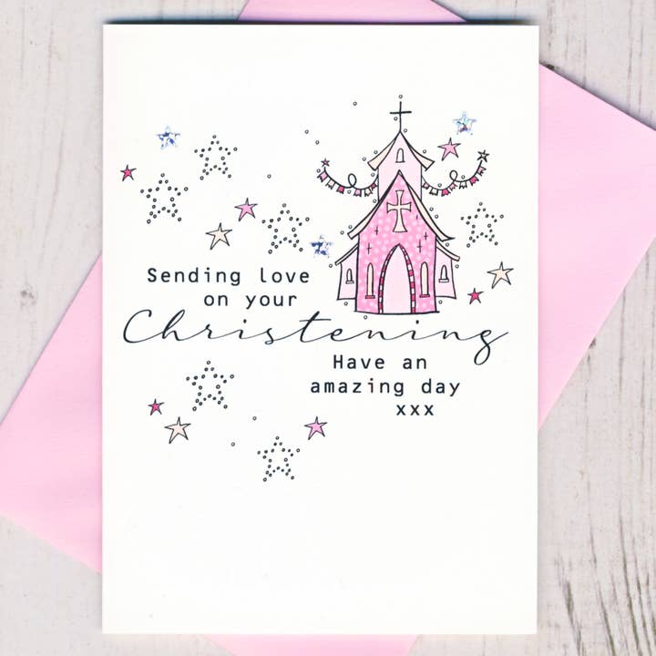 Carte de félicitations pour baptême pour la vente par Eggbert & Daisy