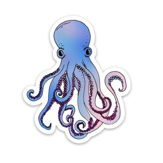 Octopus Sticker - Ocean Sticker for wholesale by Big Moods