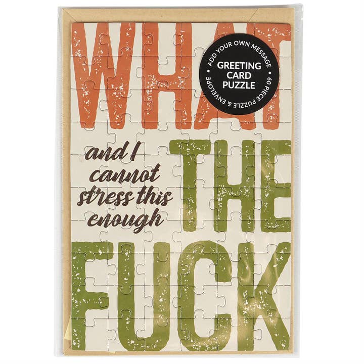 Questionables - Wholesale Everyday Greeting Card - Cannot Stress Puzzle Card4