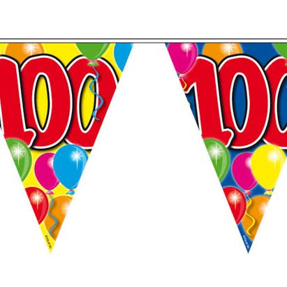 100th Birthday Garland Balloons - 10 m for wholesale by Folat BV