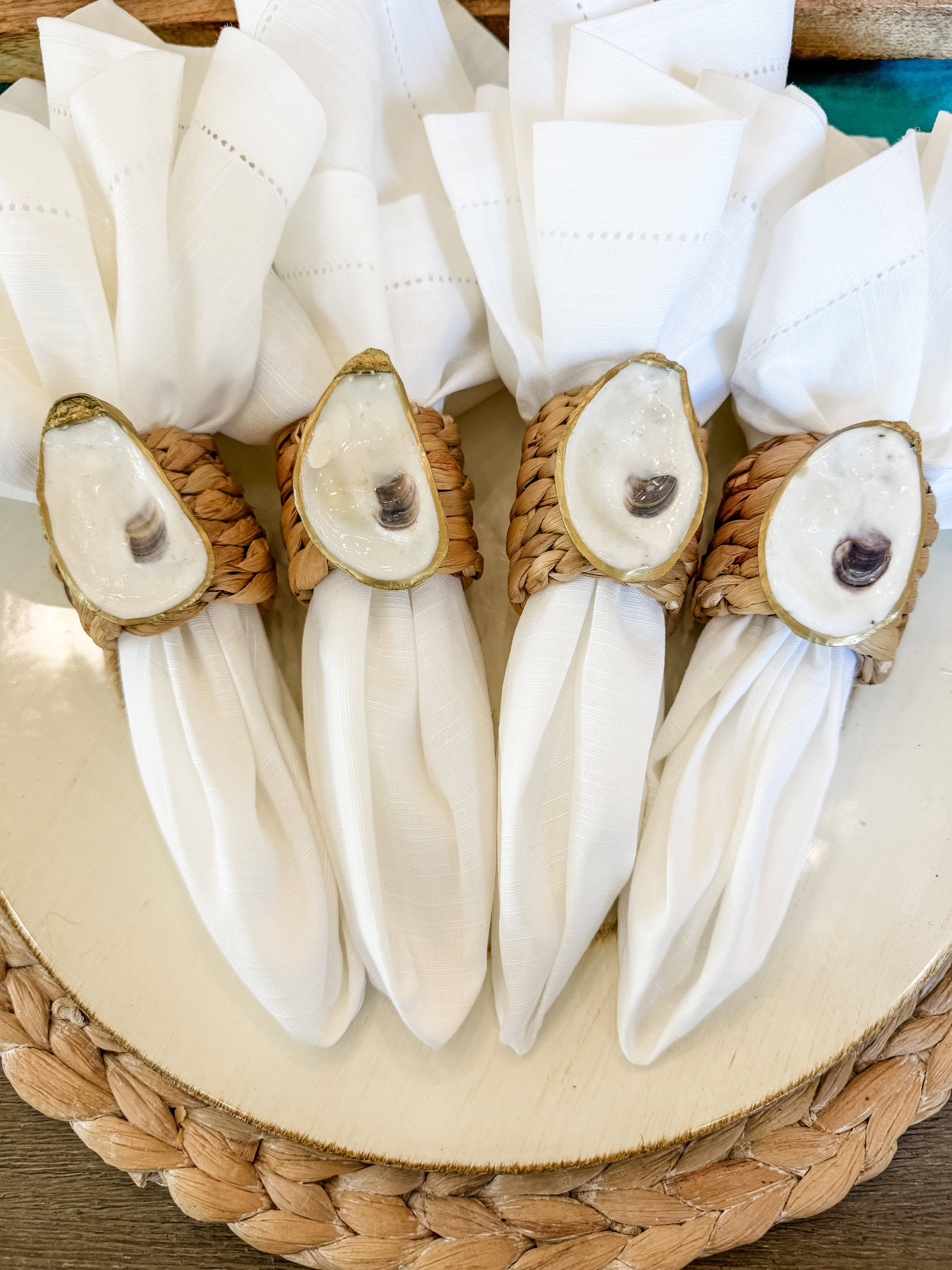 Made on Maidstone - Wholesale Napkin Ring - Oyster Shell Napkin Rings4