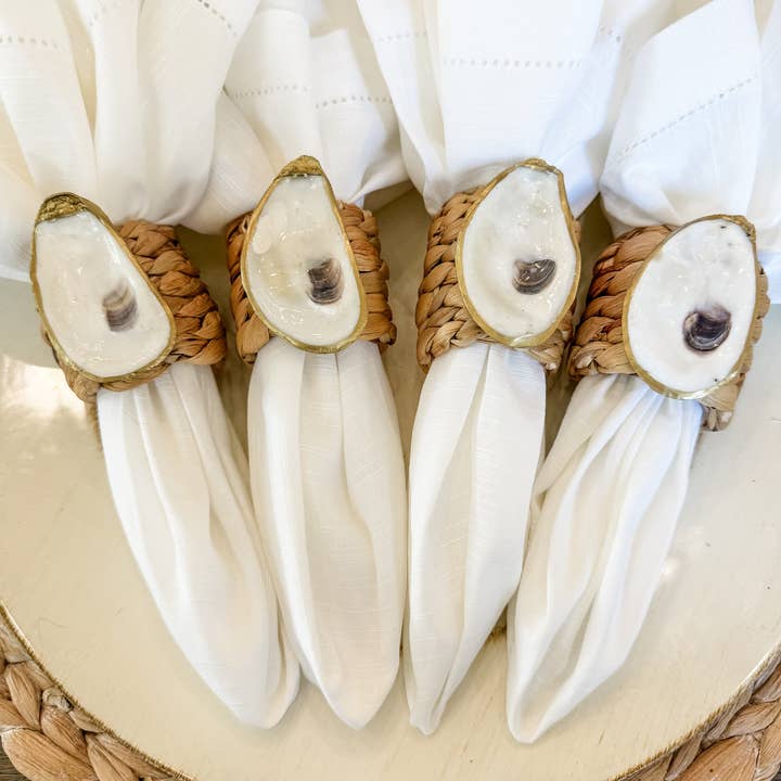 Made on Maidstone - Wholesale Napkin Ring - Oyster Shell Napkin Rings4