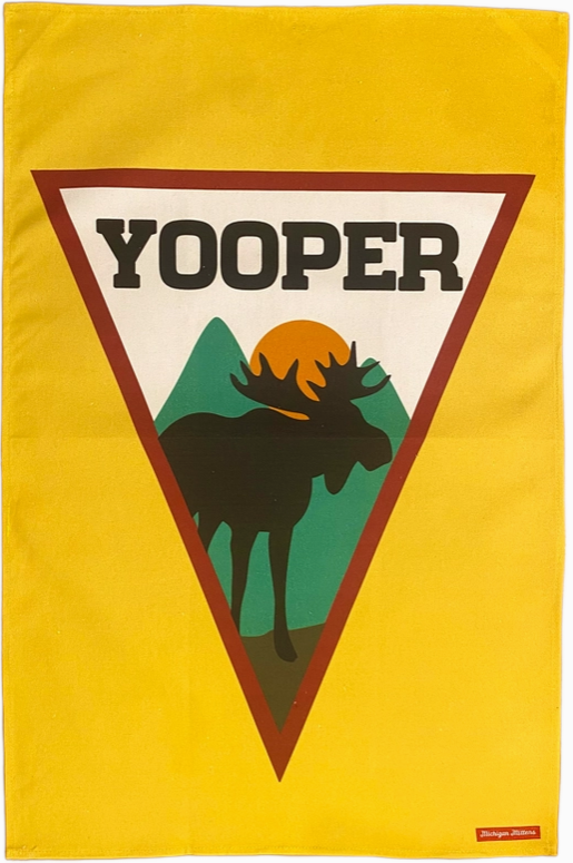 Michigan Mittens - Wholesale Tea Towel - Michigan Camp Flag/Tea Towel0