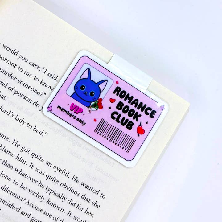 Romance Book Club -Double Sided-Magnetic Bookmark for wholesale by Wild & Wicked Designs