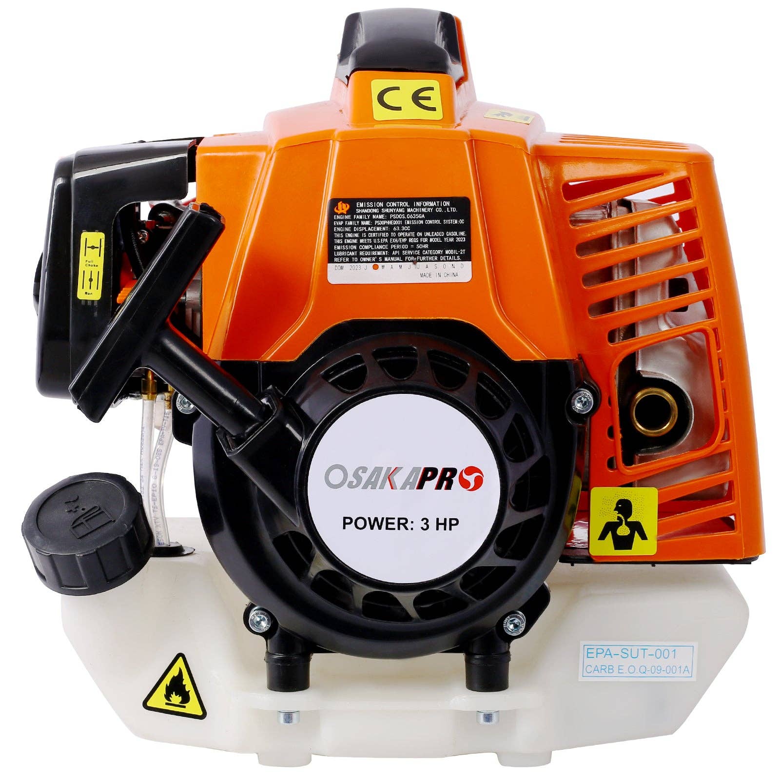 39F Inc. - Wholesale Garden Tool - 63CC 4-in-1 Gas Garden Tool System with Trimmer & Saw2